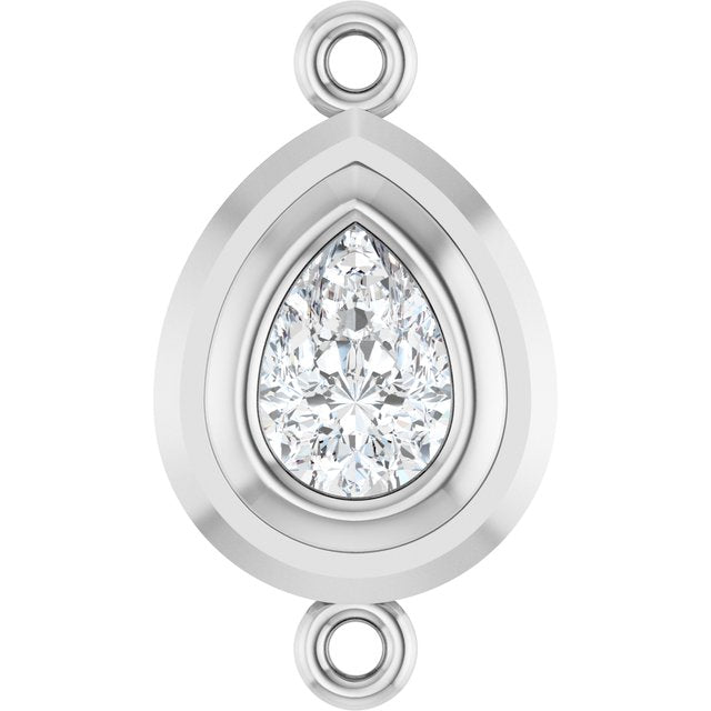 1/2 Lab-Grown Diamond Bezel-Set Link