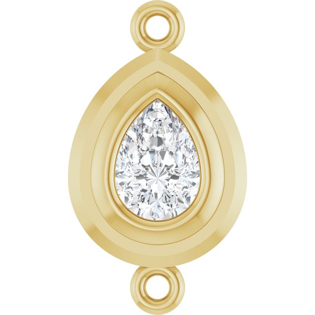1/2 Lab-Grown Diamond Bezel-Set Link