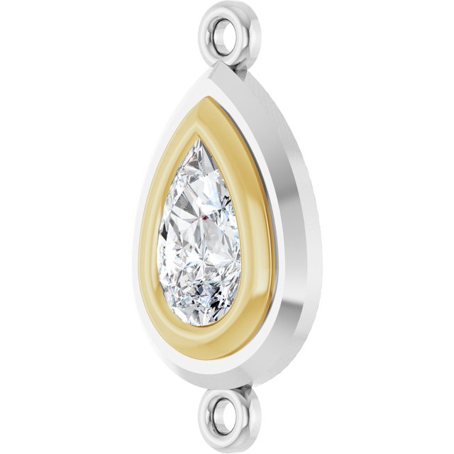 3/4 Lab-Grown Diamond Bezel-Set Link