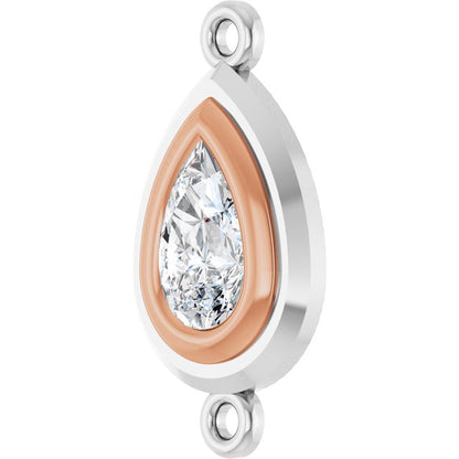 3/4 Lab-Grown Diamond Bezel-Set Link