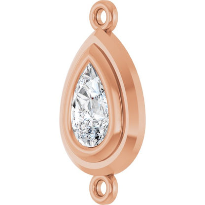 3/4 Lab-Grown Diamond Bezel-Set Link