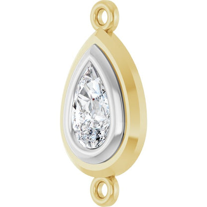 3/4 Lab-Grown Diamond Bezel-Set Link