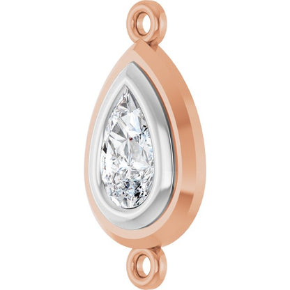 3/4 Lab-Grown Diamond Bezel-Set Link