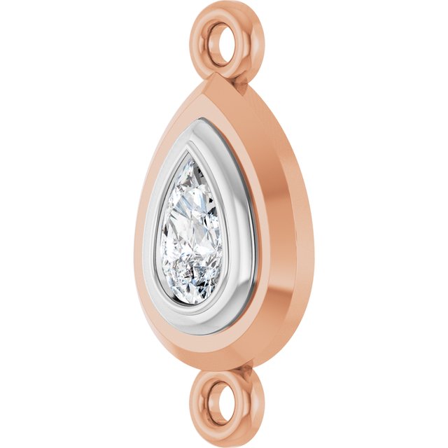 1/5 CT Lab-Grown Diamond Link, 7.6 mm x 15.1 mm