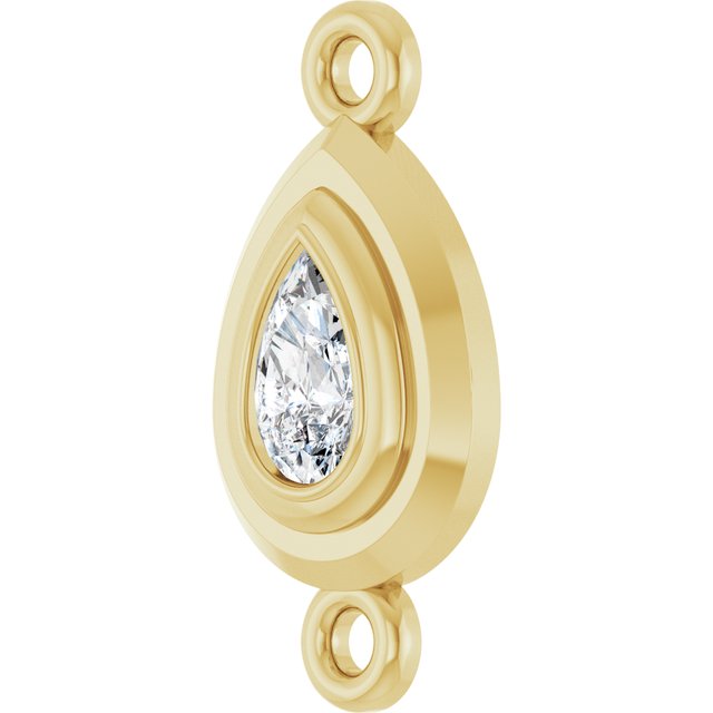 1/5 CT Lab-Grown Diamond Link, 7.6 mm x 15.1 mm