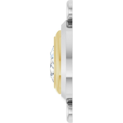 3/8 CT Lab-Grown Diamond Link, 8.7 mm x 16.2 mm