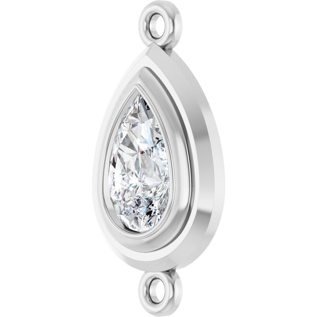 3/4 CT Lab-Grown Diamond Link, 9.8 mm x 18.3 mm