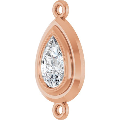 3/4 CT Lab-Grown Diamond Link, 9.8 mm x 18.3 mm