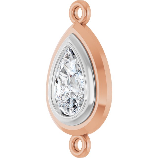 3/4 CT Lab-Grown Diamond Link, 9.8 mm x 18.3 mm