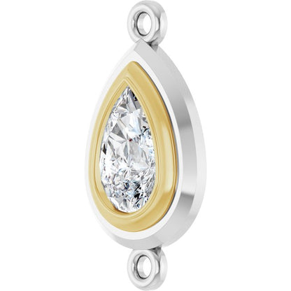 3/4 CT Lab-Grown Diamond Link, 9.8 mm x 18.3 mm