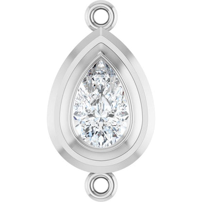 3/4 CT Lab-Grown Diamond Link, 9.8 mm x 18.3 mm
