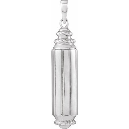 Cylinder Ash Holder Pendant
