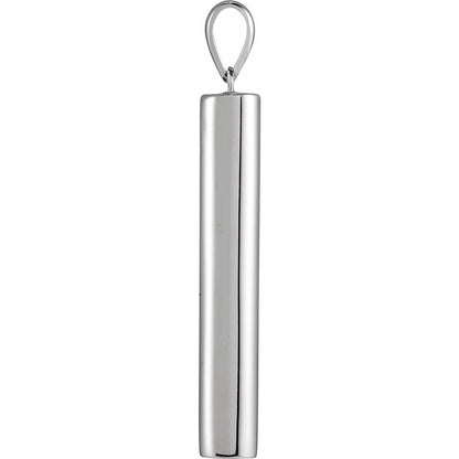 Ash Holder Cylinder Bar Pendant