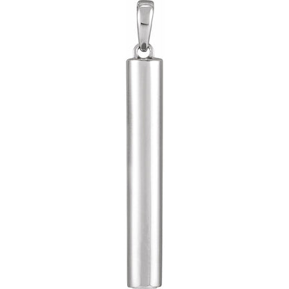 Ash Holder Cylinder Bar Pendant
