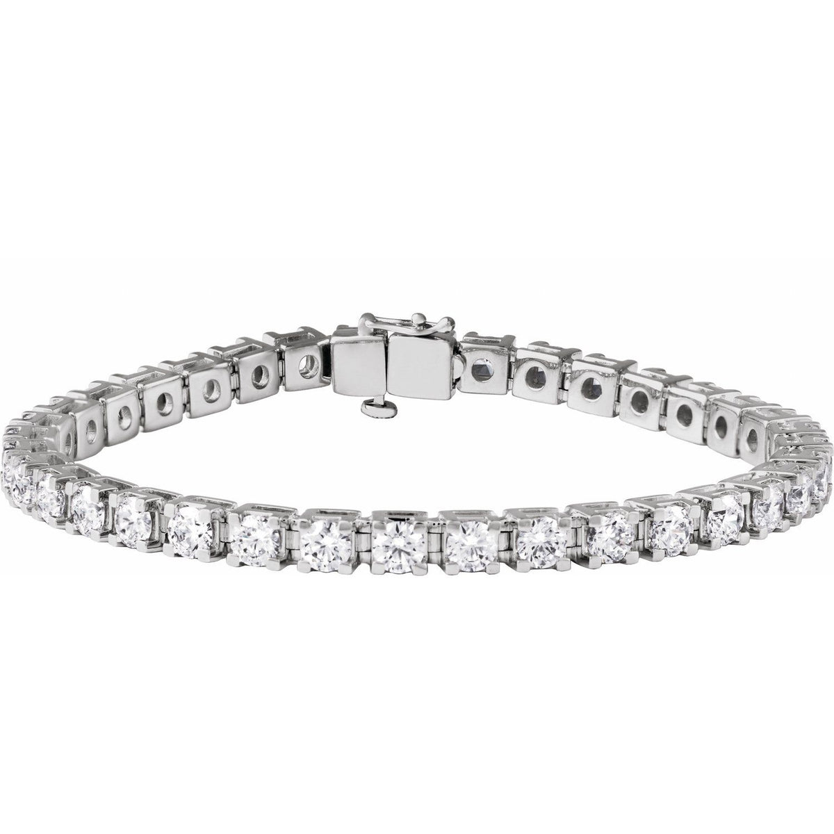 9 CTW Lab-Grown Diamond Line 7 1/4" Bracelet