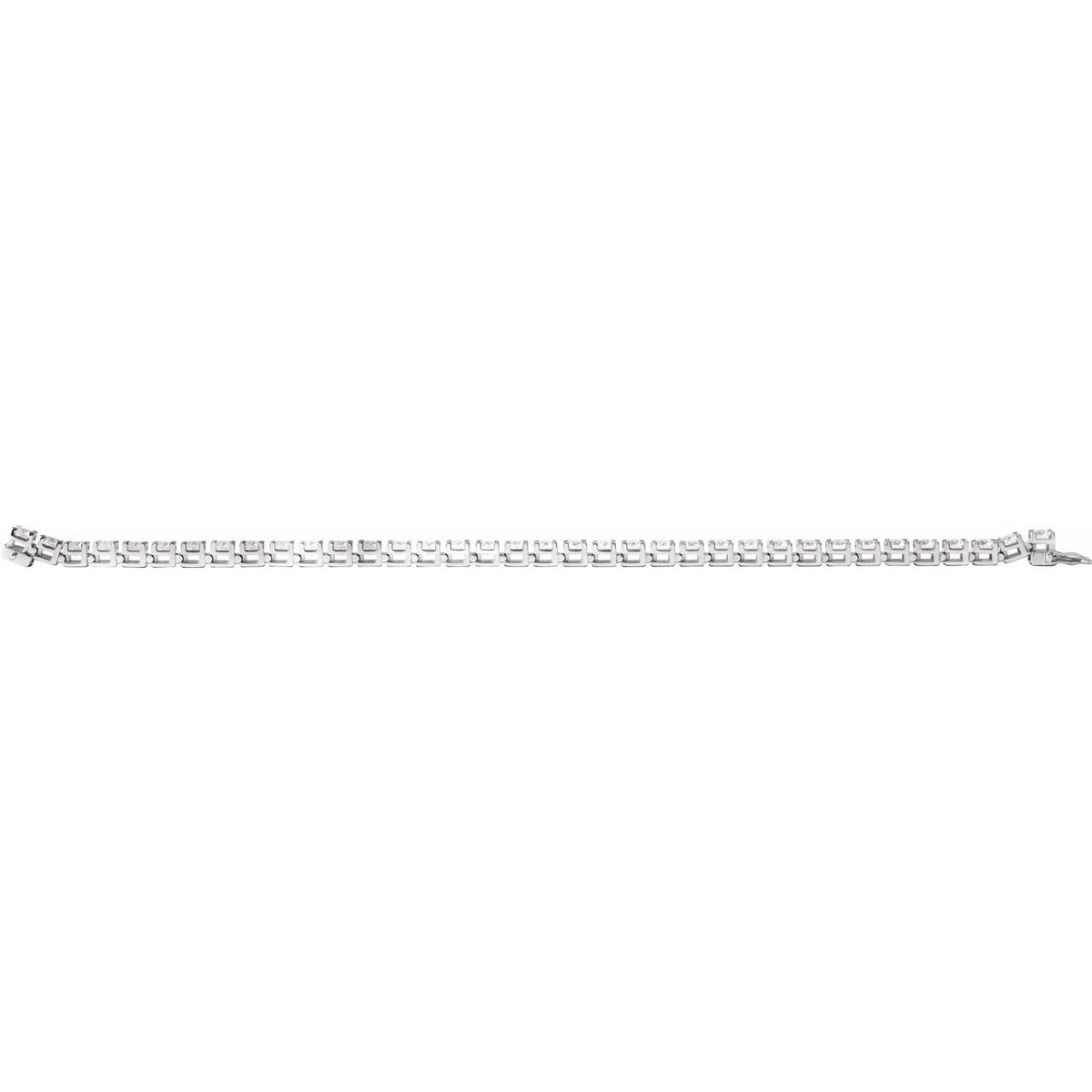9 CTW Lab-Grown Diamond Line 7 1/4" Bracelet