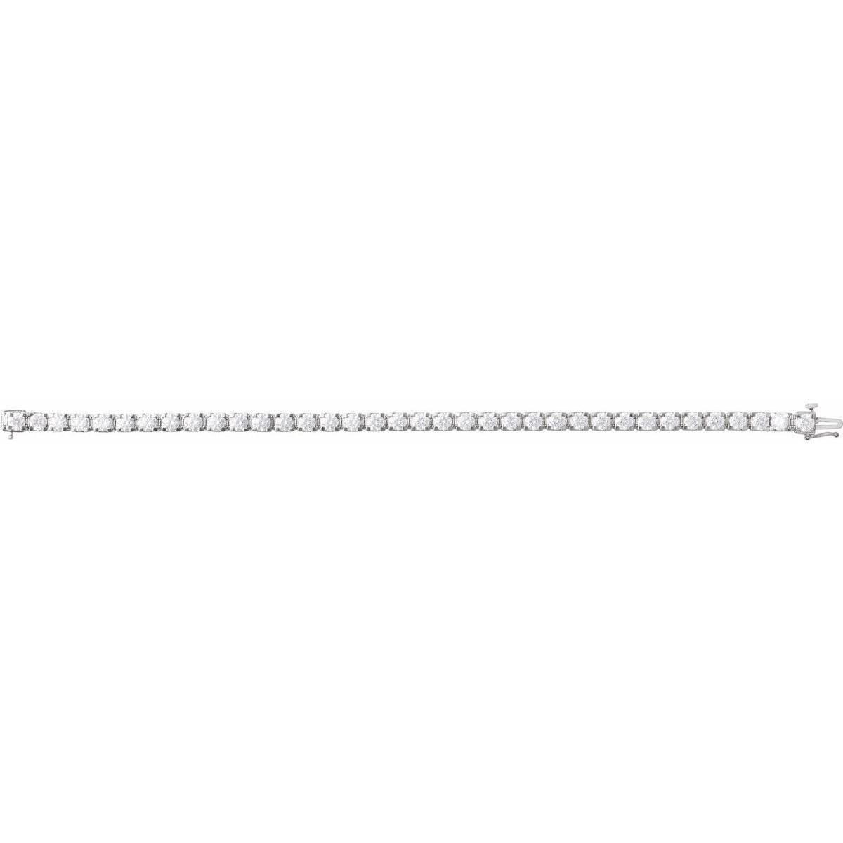 9 CTW Lab-Grown Diamond Line 7 1/4" Bracelet