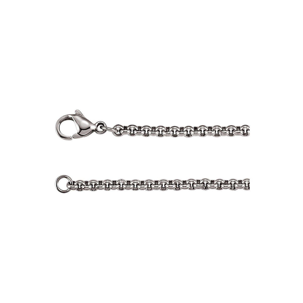 Stainless Steel Rolo 22" Chain