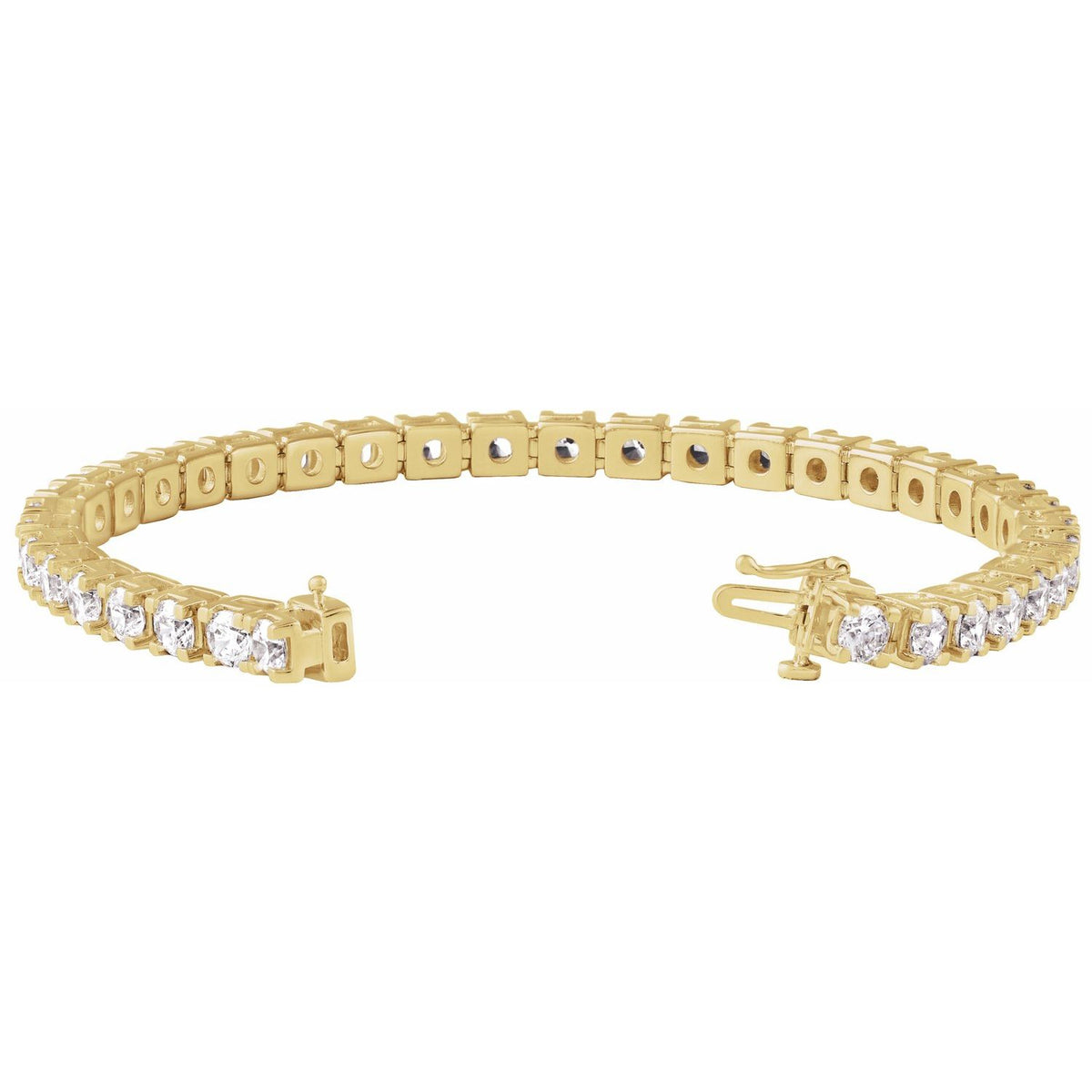 9 CTW Lab-Grown Diamond Line 7 1/4" Bracelet