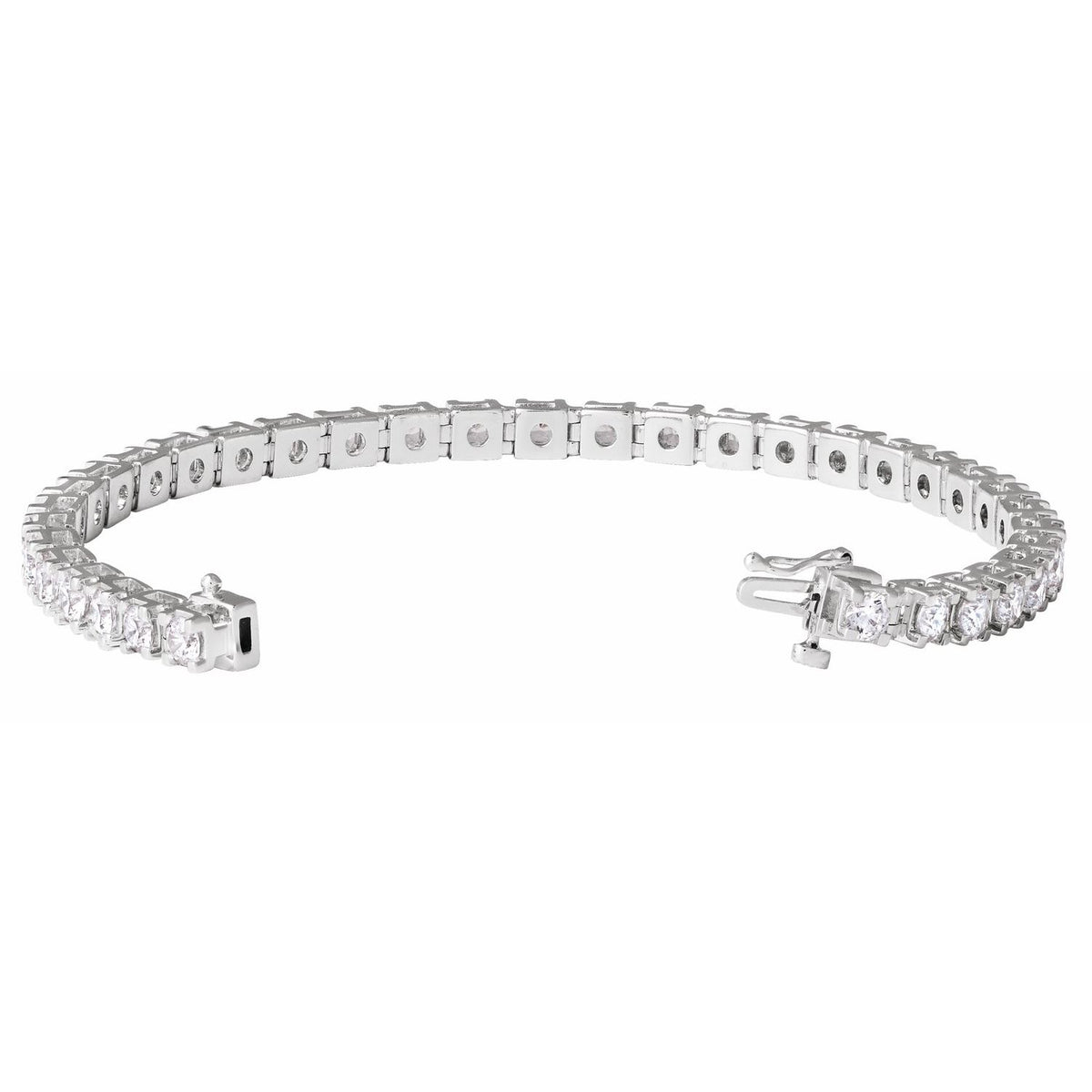7 CTW Lab-Grown Diamond Line 7 1/4" Bracelet