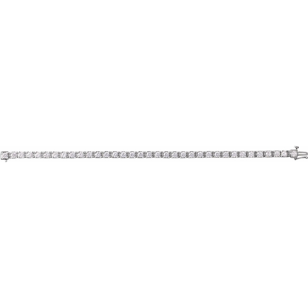 7 CTW Lab-Grown Diamond Line 7 1/4" Bracelet