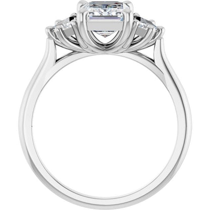 2 1/5 CTW Lab-Grown Diamond Three-Stone Engagement Ring