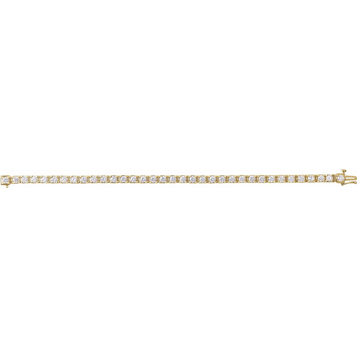 7 CTW Lab-Grown Diamond Line 7 1/4" Bracelet