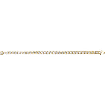 7 CTW Lab-Grown Diamond Line 7 1/4" Bracelet