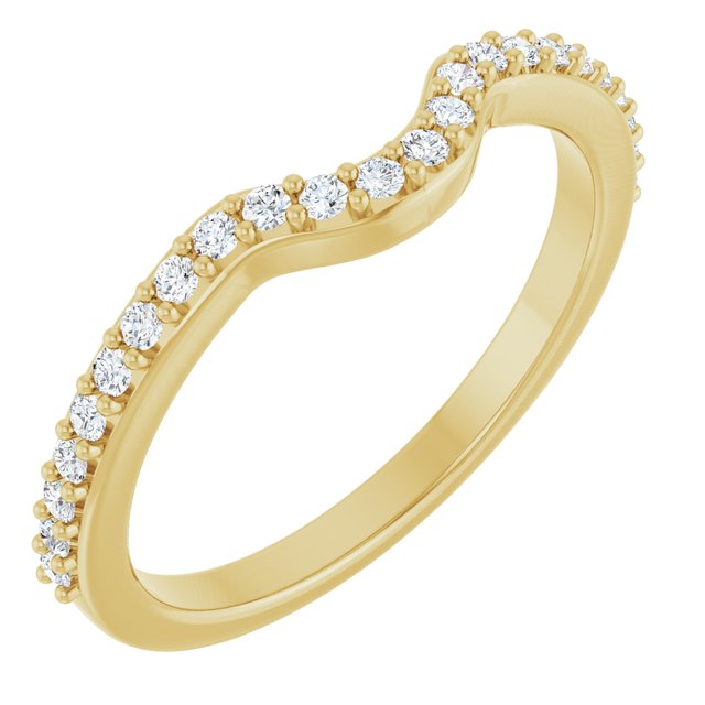 1/5 CTW Natural Diamond Matching Band, 4 mm