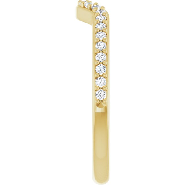 1/5 CTW Natural Diamond Matching Band, 4 mm