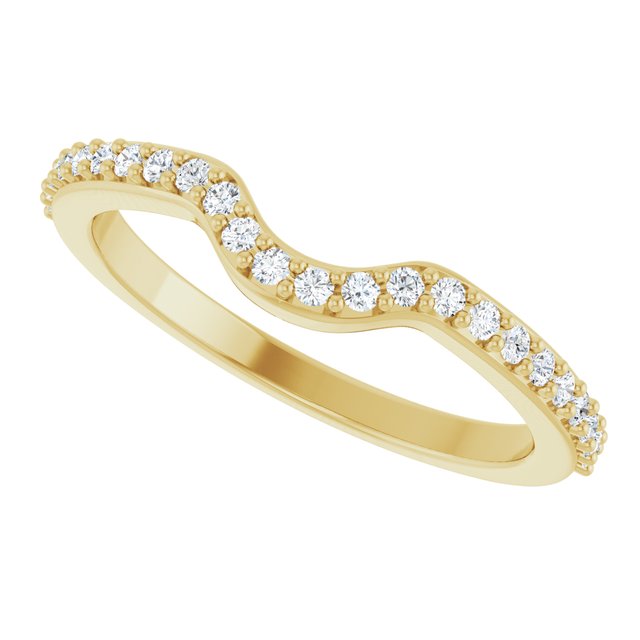 1/5 CTW Natural Diamond Matching Band, 4 mm