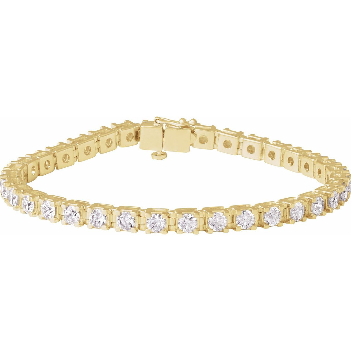 7 CTW Lab-Grown Diamond Line 7 1/4" Bracelet