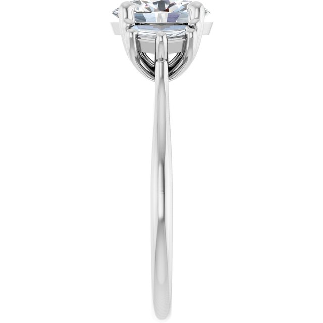 1 3/8 CTW Lab-Grown Diamond Three-Stone Engagement Ring
