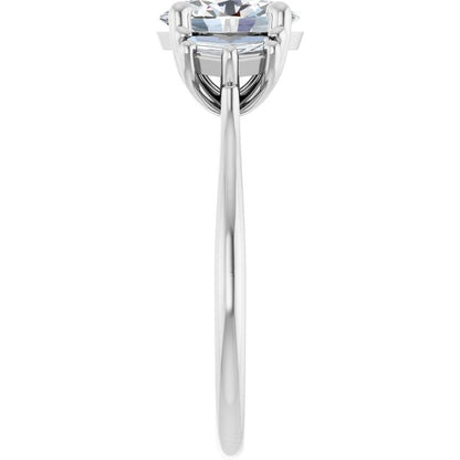 1 3/8 CTW Lab-Grown Diamond Three-Stone Engagement Ring