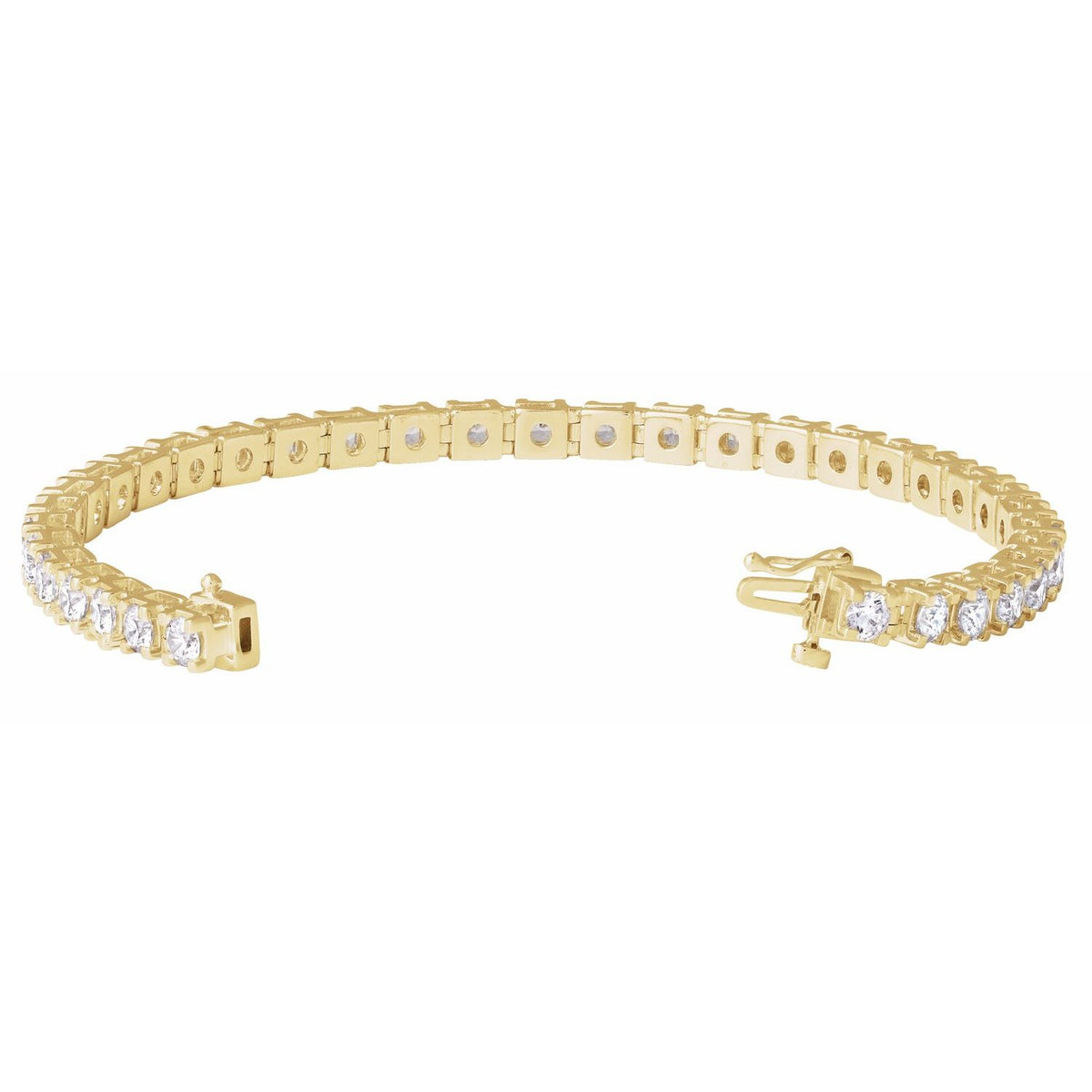 7 CTW Lab-Grown Diamond Line 7 1/4" Bracelet
