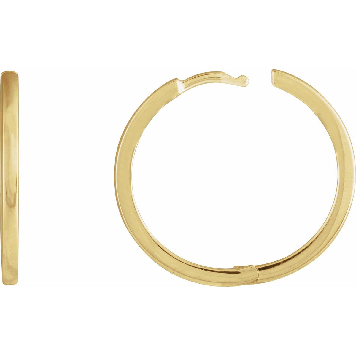 Hinged Hoop Earrings (87384)