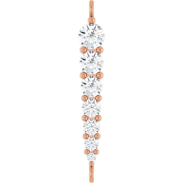 1/4 CTW Lab-Grown Diamond Graduated LInk