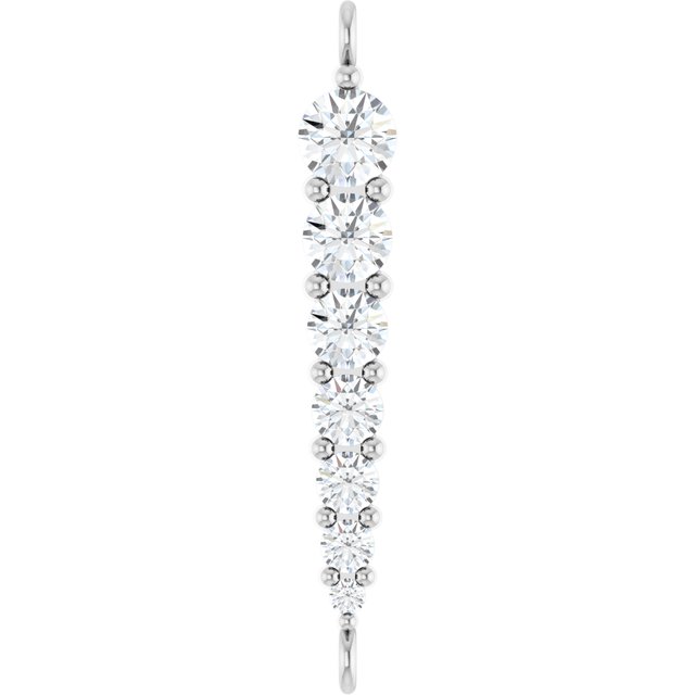 1/4 CTW Lab-Grown Diamond Graduated LInk