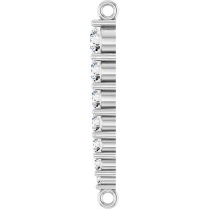 1/4 CTW Lab-Grown Diamond Graduated LInk
