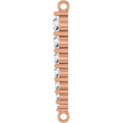 1/4 CTW Lab-Grown Diamond Graduated LInk
