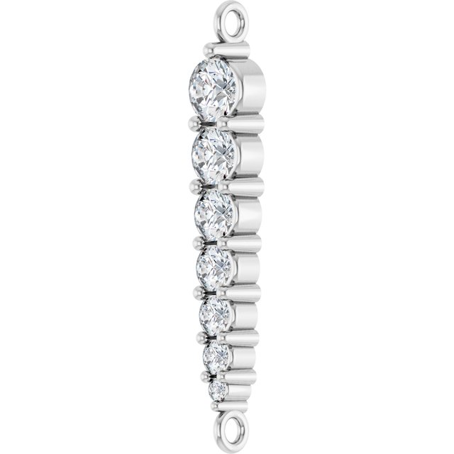1/4 CTW Lab-Grown Diamond Graduated LInk