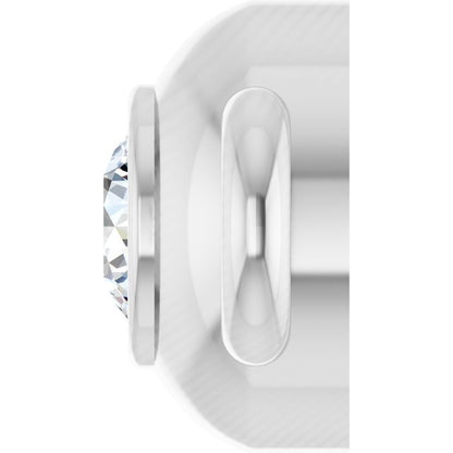 .02 CT Natural Diamond Link, 3.3 mm x 6.8 mm
