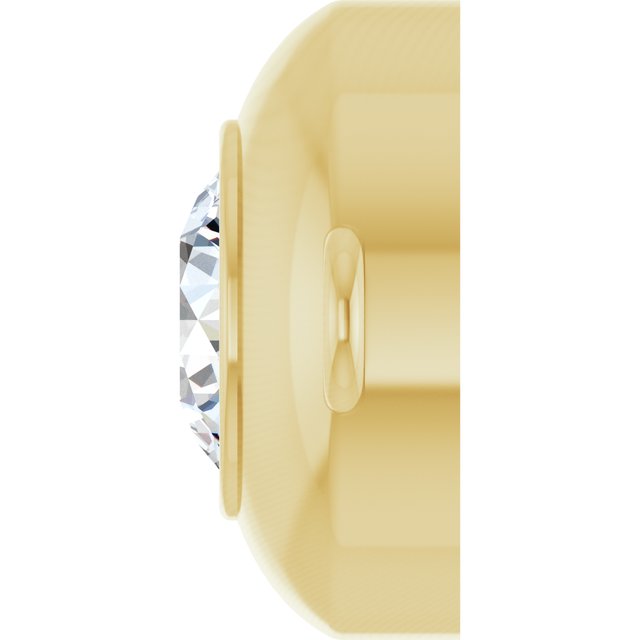1/4 CT Natural Diamond Link, 7.7 mm x 11.8 mm