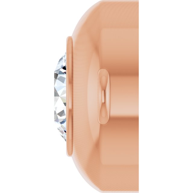 1/4 CT Natural Diamond Link, 7.7 mm x 11.8 mm
