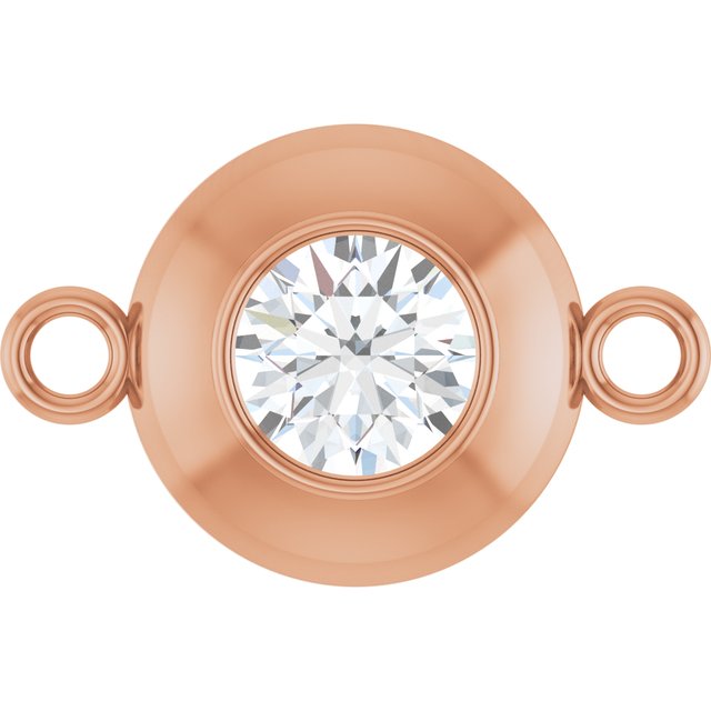 1/4 CT Lab-Grown Diamond Link, 7.7 mm x 11.8 mm