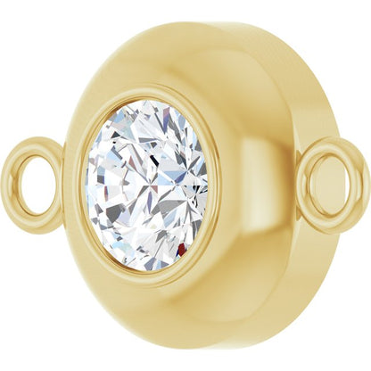 1/4 CT Lab-Grown Diamond Link, 7.7 mm x 11.8 mm