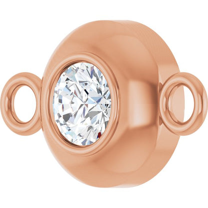 1/10 CT Lab-Grown Diamond Link, 6.1 mm x 10.2 mm
