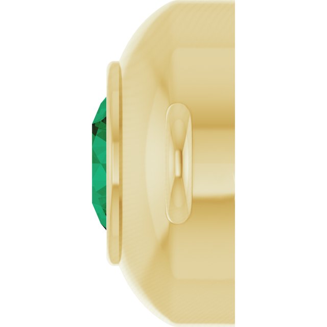 Lab-Grown Emerald Link, 6.1 mm x 10.2 mm