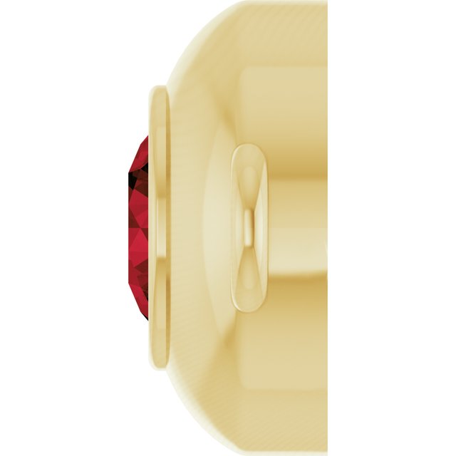 Natural Mozambique Garnet Link, 6.1 mm x 10.2 mm