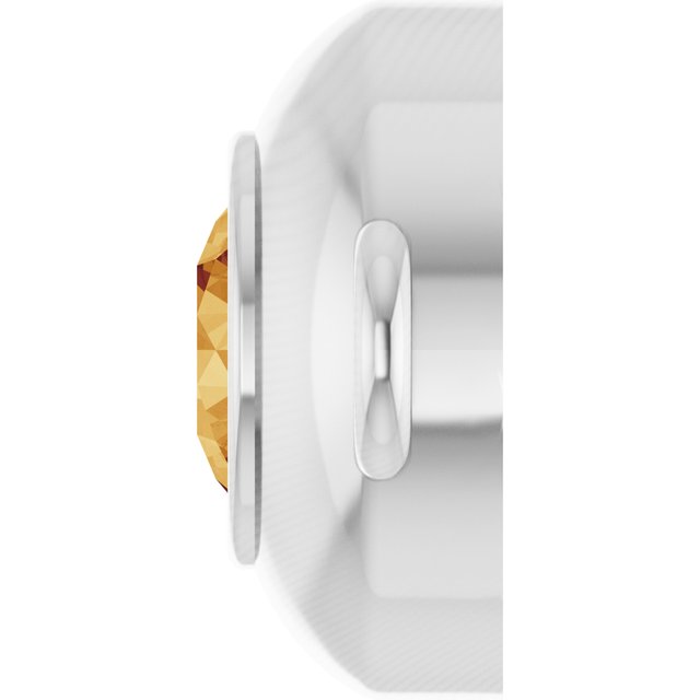 Natural Citrine Link, 6.1 mm x 10.2 mm